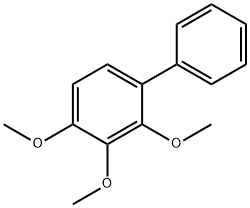 1,1'-Biphenyl, 2,3,4-trimethoxy- Structure