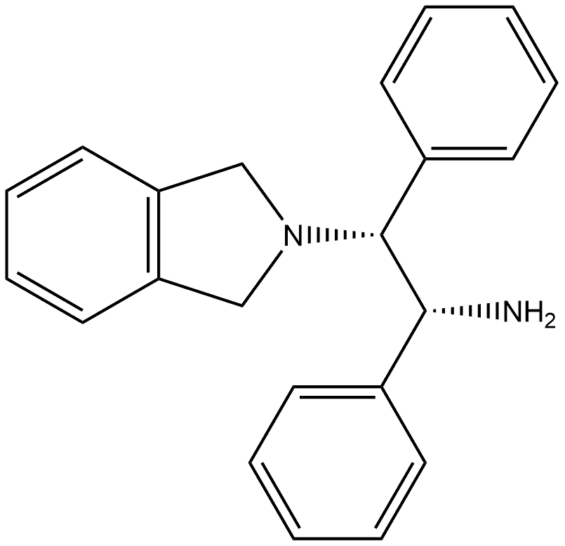 (αR,βR)-1,3-dihydro-α,β-diphenyl-2H-Isoindole-2-ethanamine Structure