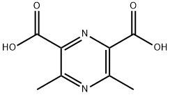 2,6-Pyrazinedicarboxylic acid, 3,5-dimethyl- Structure