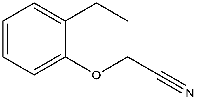 2-(2-Ethylphenoxy)acetonitrile 구조식 이미지