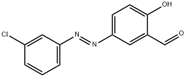 5-[(E)-(3-Chlorophenyl)diazenyl]-2-hydroxybenzaldehyde Structure