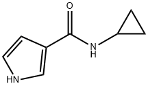 1H-Pyrrole-3-carboxamide, N-cyclopropyl- Structure