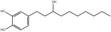 1,2-Benzenediol, 4-(3-hydroxydecyl)- Structure