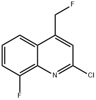 Quinoline, 2-chloro-8-fluoro-4-(fluoromethyl)- Structure
