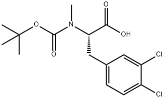 N-Boc-N-methyl-3,4-dichloro-DL-phenylalanine Structure