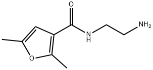 N-(2-aminoethyl)-2,5-dimethylfuran-3-carboxamide hydrochloride Structure