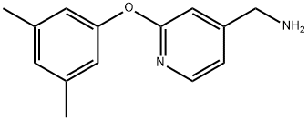 4-Pyridinemethanamine, 2-(3,5-dimethylphenoxy)- Structure