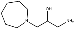 1-아미노-3-(1-아제파닐)-2-프로판올(SALTDATA:FREE) 구조식 이미지