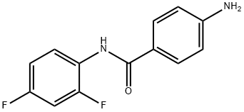 Benzamide, 4-amino-N-(2,4-difluorophenyl)- Structure