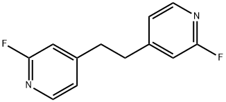 1,2-bis(2-fluoropyridin-4-yl)ethane Structure