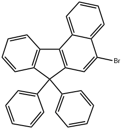7H-Benzo[c]fluorene, 5-bromo-7,7-diphenyl- Structure