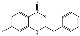 5-bromo-2-nitro-N-(2-phenylethyl)aniline 구조식 이미지