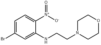 5-bromo-N-(2-morpholinoethyl)-2-nitroaniline 구조식 이미지