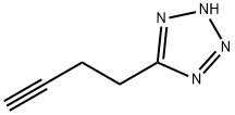 5-(but-3-yn-1-yl)-1H-1,2,3,4-tetrazole Structure