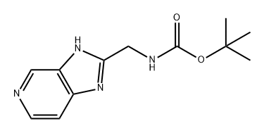 Carbamic acid, N-(3H-imidazo[4,5-c]pyridin-2-ylmethyl)-, 1,1-dimethylethyl ester 구조식 이미지