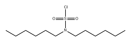 Sulfamoyl chloride, N,N-dihexyl- 구조식 이미지