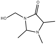 4-Imidazolidinone, 3-(hydroxymethyl)-1,2,5-trimethyl- Structure