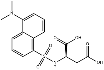 (R)-2-(5-(Dimethylamino)naphthalene-1-sulfonamido)succinic acid Structure