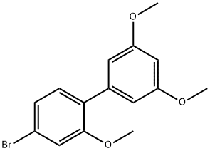 1,1'-Biphenyl, 4-bromo-2,3',5'-trimethoxy- Structure