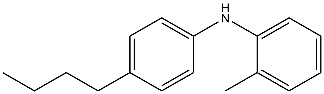 N-(4-Butylphenyl)-2-methylbenzenamine Structure