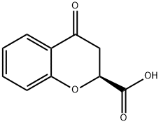 (2S)-3,4-Dihydro-4-oxo-2H-1-benzopyran-2-carboxylic acid Structure