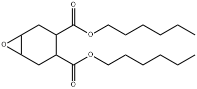 Dihexyl-4,5-epoxyhexahydro-1,2-phthalate Structure