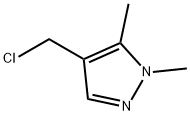 1H-Pyrazole, 4-(chloromethyl)-1,5-dimethyl- 구조식 이미지