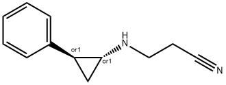 N-2-시아노에틸트라닐사이프로민 구조식 이미지