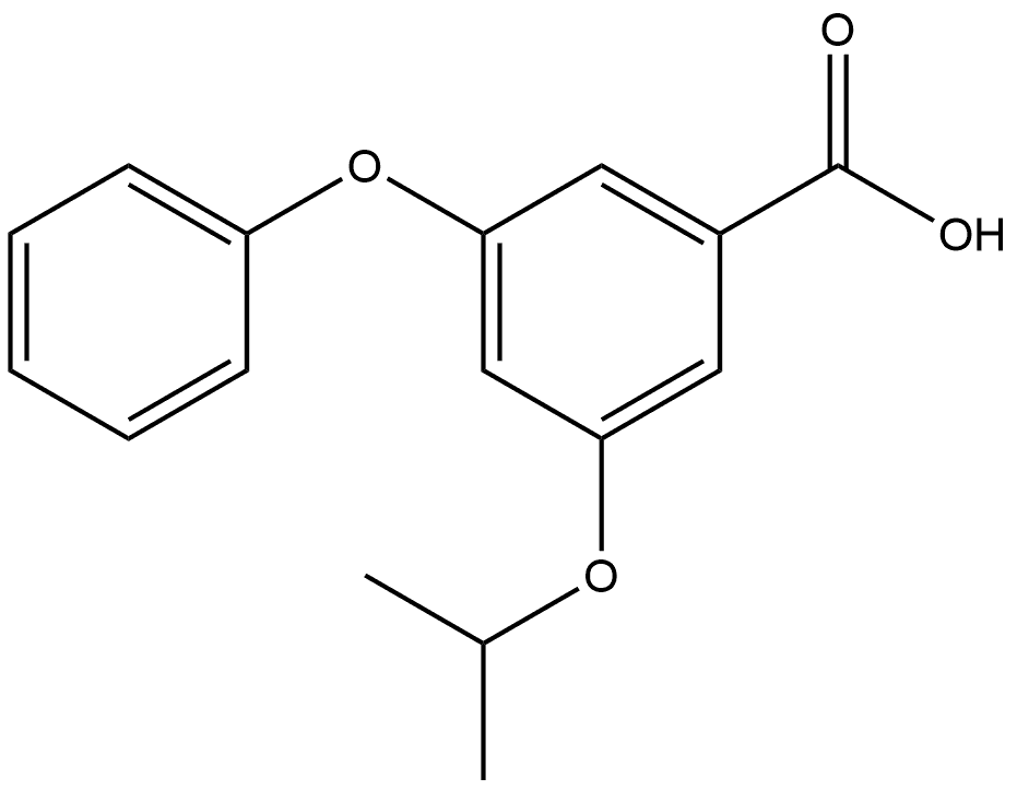 3-(1-Methylethoxy)-5-phenoxybenzoic acid Structure