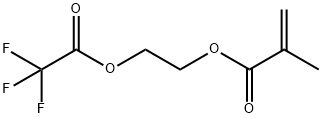 2-Propenoic acid, 2-methyl-, 2-[(2,2,2-trifluoroacetyl)oxy]ethyl ester Structure