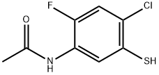 Acetamide, N-(4-chloro-2-fluoro-5-mercaptophenyl)- Structure