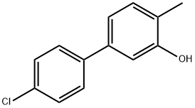 5-(4-Chlorophenyl)-2-methylphenol Structure