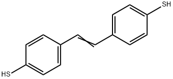 Benzenethiol, 4,4'-(1,2-ethenediyl)bis- 구조식 이미지