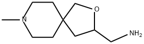 2-Oxa-8-azaspiro[4.5]decane-3-methanamine, 8-methyl- Structure