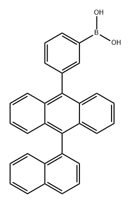 Boronic acid, B-[3-[10-(1-naphthalenyl)-9-anthracenyl]phenyl]- Structure