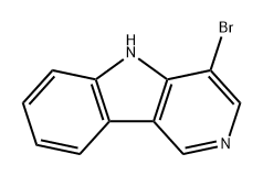 5H-Pyrido[4,3-b]indole, 4-bromo- Structure