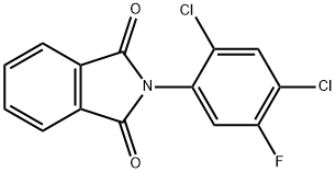 1H-?Isoindole-?1,?3(2H)?-?dione, 2-?(2,?4-?dichloro-?5-?fluorophenyl)?- Structure