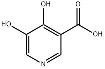 3-Pyridinecarboxylic acid, 4,5-dihydroxy- Structure