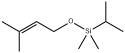 Silane, dimethyl[(3-?methyl-?2-?buten-?1-?yl)?oxy]?(1-?methylethyl)?- 구조식 이미지