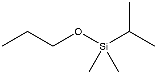 Silane, dimethyl(1-?methylethyl)?propoxy- Structure