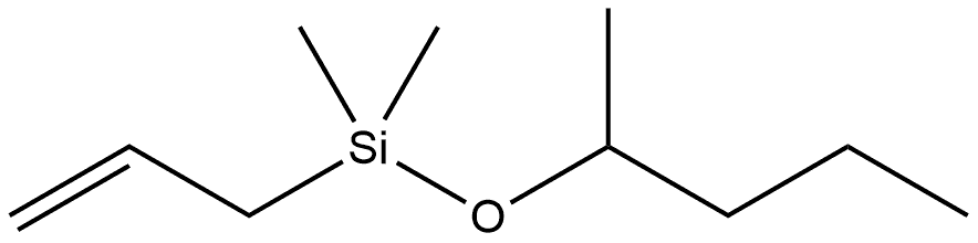 Silane, dimethyl(1-?methylbutoxy)?-?2-?propen-?1-?yl- Structure