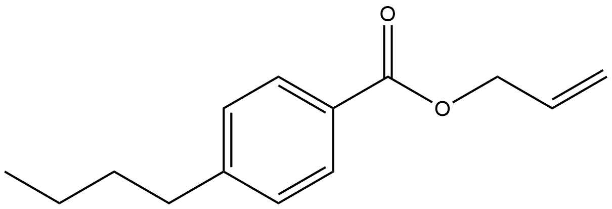 2-Propen-1-yl 4-butylbenzoate Structure