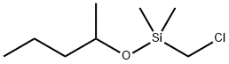 Silane, (chloromethyl)?dimethyl(1-?methylbutoxy)?- Structure