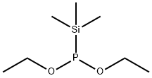 Phosphonous acid, P-?(trimethylsilyl)?-?, diethyl ester Structure