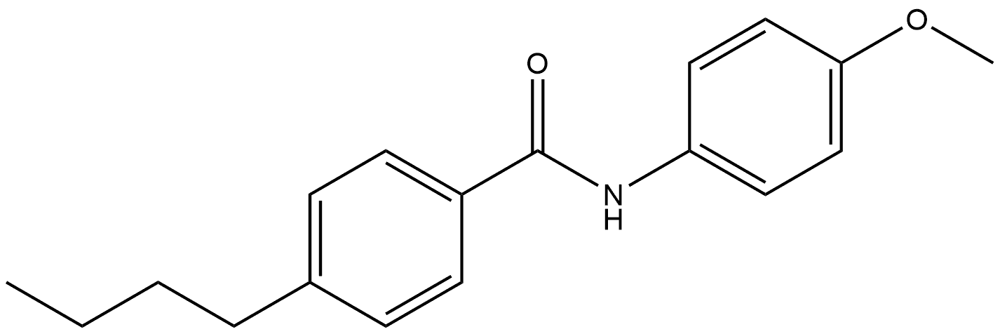 4-Butyl-N-(4-methoxyphenyl)benzamide Structure