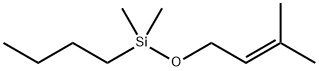 Silane, butyldimethyl[(3-?methyl-?2-?buten-?1-?yl)?oxy]?- 구조식 이미지