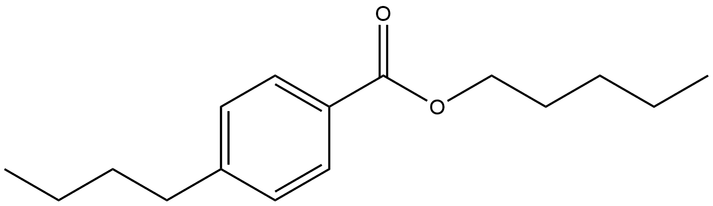 Pentyl 4-butylbenzoate Structure