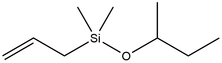 Silane, dimethyl(1-?methylpropoxy)?-?2-?propen-?1-?yl- 구조식 이미지