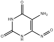 2,4(1H,3H)-Pyrimidinedione, 5-amino-6-nitroso- Structure