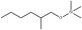 Silane, trimethyl[(2-?methylhexyl)?oxy]?- Structure